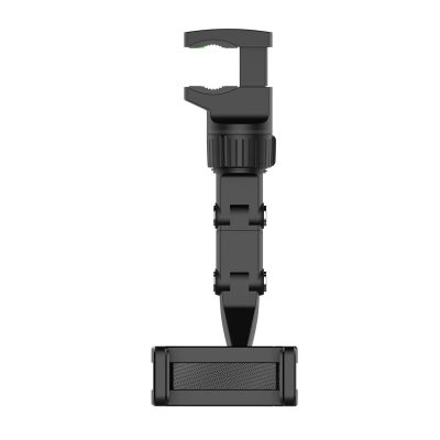 9. Adjustable car rearview mirror holder for smartphone black