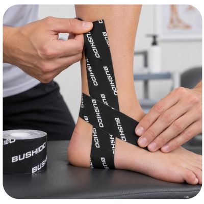 19. KINESIOLOGICAL TAPE FOR TAPING 5M SELF-ADHESIVE BEIGE | DBX BUSHIDO