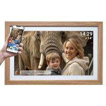 Denver PFF-2162LW Digital Photo Frame Light Brown 54.6 cm (21.5") Touchscreen Wi-Fi