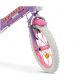 4. Children's bike 14" Paw Patrol Violet 1480 Girl TOIMSA