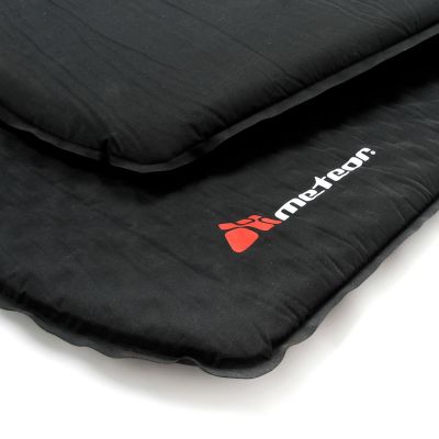 4. Meteor self-inflating mat, corrugated, black, 44412