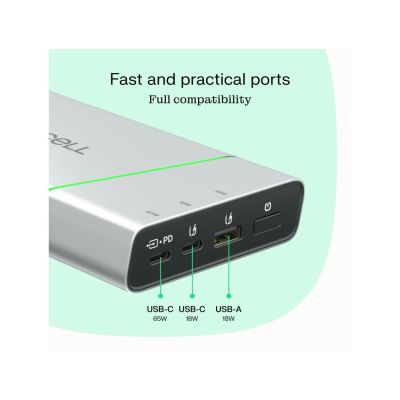 21. Green Cell Powerbank PowerPlay Pro 20800mAh 65W 3x USB PD manufactured in Poland
