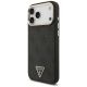 2. Guess 4G Triangle Logo MagSafe Case for iPhone 17 Pro Max - Black and Gold