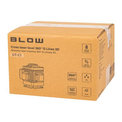 5. GT-C1 BLOW Cross-Line Laser Level – 12-Line 3D