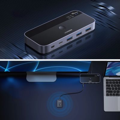 7. Ugreen switch USB-C USB-A 10Gb/s - gray