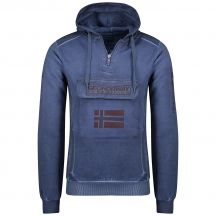 Geographical Norway Gymclass EO Tiedye Badge Sweatshirt M WU8270H-GNO-NAVY