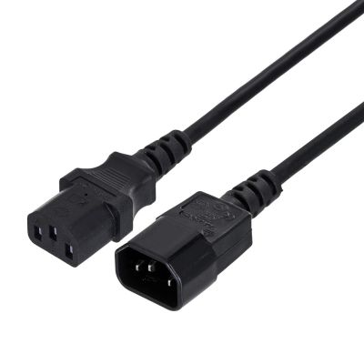 GEMBIRD PC-189-VDE Cable (C13 / IEC C13 / IEC 320 C13 – C14; 1.8 m; black)