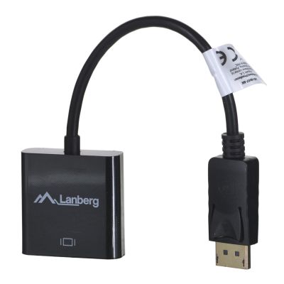 4. Lanberg AD-0007-BK Adapter (DisplayPort M - DVI-D F; 0.10m; black)