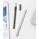 11. Baseus Golden Cudgel ACPCL-0S double-sided stylus for tablets, phones with gel pen - silver