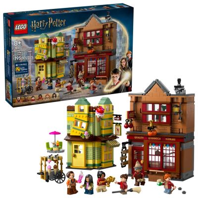10. LEGO Harry Potter 76452 Branded Quidditch Equipment and Ice Cream Shop