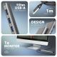 3. Axagon HMC-5H USB-C 3.2 Gen 1 hub 3x USB-A 4K HDMI PD 100W - Silver Wired USB 3.2 Gen 1 (3.1 Gen 1) Type-C Silver