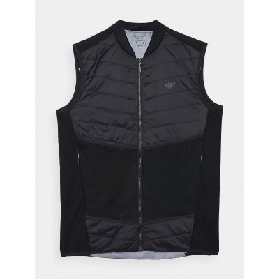 12. Men's trail running vest with primaloft black eco fill 4F