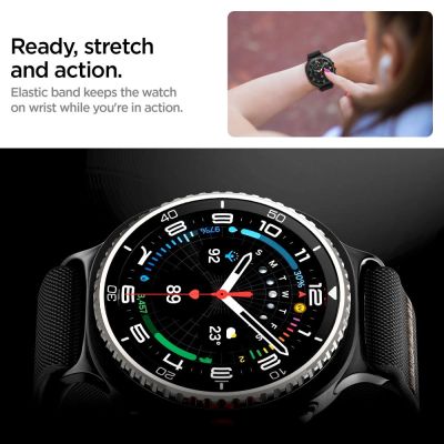 9. Spigen Fit Lite Strap for Samsung Galaxy Watch 40/44/46 mm - Black