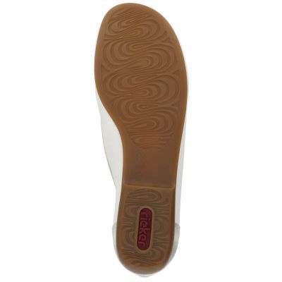 14. Rieker W RKR658 comfortable leather openwork shoes, beige