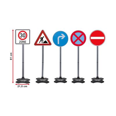 3. Jamara 460293 Rocking Toy Accessory Road Sign Set