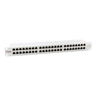 Equipment 19" Patch Panel 48xRJ45 Cat6a FTP 1U 500MHz RAL7035