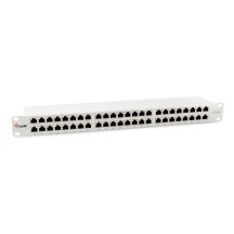 Equipment 19" Patch Panel 48xRJ45 Cat6a FTP 1U 500MHz RAL7035