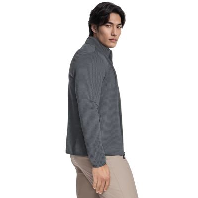 4. Skechers The Hoodless Hoodie Ottoman Jacket JA25-GNBK Green L