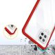 6. Clear 3in1 Case for Samsung Galaxy A42 5G Frame Gel Cover Red