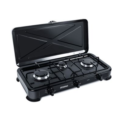PROMIS 3-BURNER GAS STOVE, BLACK KG300C
