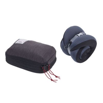 TROIKA BBG61/GY Travel Pillow Black, Gray