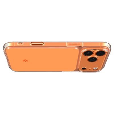 8. Spigen Thin Fit MagSafe Case for iPhone 17 Pro Max - Clear Orange
