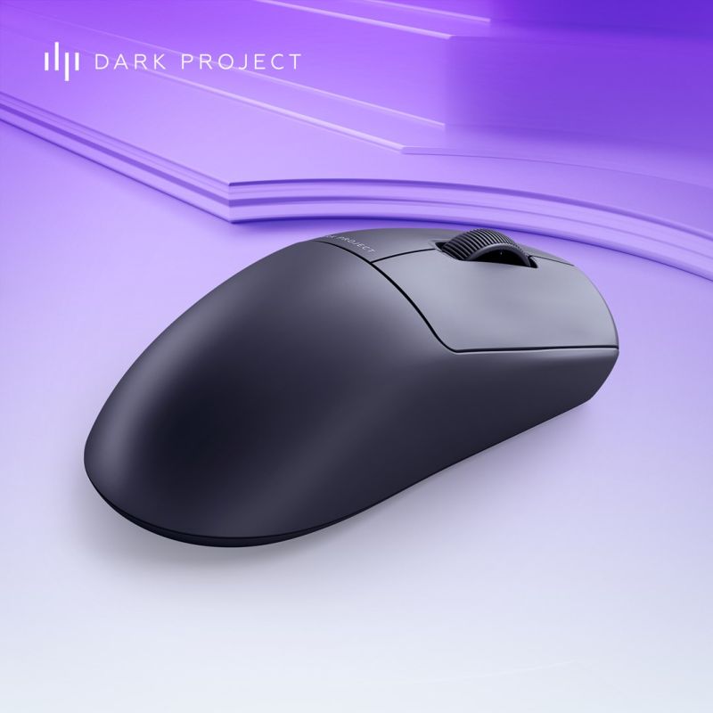 8. Dark Project DPP_NEXUS_BLACK Gaming Mouse Ambidextrous RF Wireless + Bluetooth + USB Type-C Optical 26000 DPI
