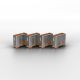2. Lindy 40453 Port Blocker Port Blocker + USB Type-A Dongle Orange Acrylonitrile Butadiene Styrene (ABS) 5 pcs.
