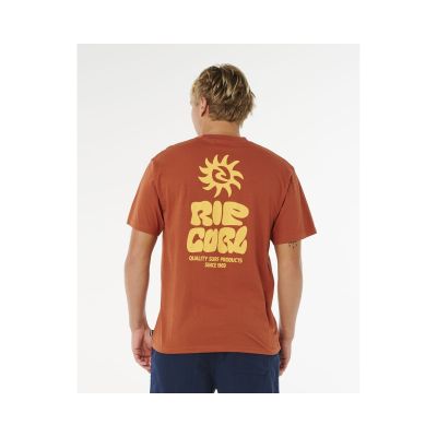 2. Men's RIP CURL Pacific Rinse Glass Off Tee Brown