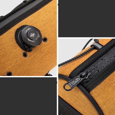 10. Rockbros TL002 ROAD TO SKY 1.5L Handlebar Bag Waterproof – Orange