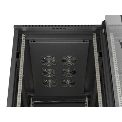 23. LANBERG FLOOR RACK CABINET 19" 27U 600X1000 BLACK