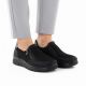 5. Women's comfortable black textile shoes Unisoft 9026