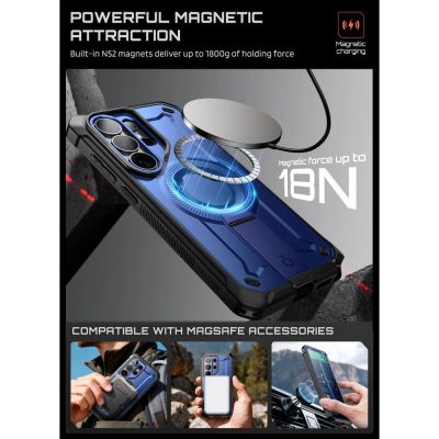 4. Supcase Unicorn Beetle Pro Mag MagSafe 2-set Case for Samsung Galaxy S26 Ultra - Black and Navy Blue