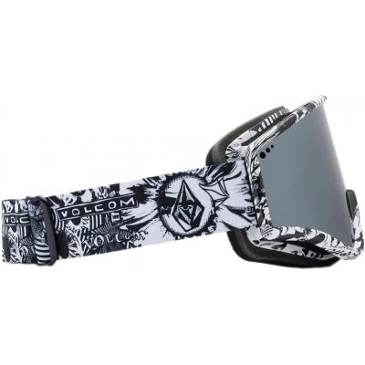 2. Volcom YAE OP ART/SILVER CHROME Women's/Men's Ski Goggles UV Protection Snowboard Gray (VG0722318)