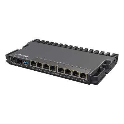 2. Mikrotik RB5009UPr+S+IN router Total Ethernet Ports:9; Architecture:ARM 64bit; CPU core:4