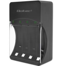 QOLTEC CHARGER FOR NI-MH BATTERIES TYPE R03/AAA R06/AA | 300MA