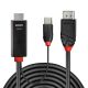 2. Lindy 41500 Cable Adapter 3m HDMI + USB Type-A DisplayPort Black