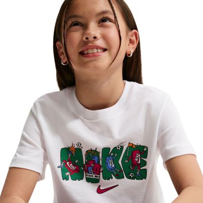 5. Nike Sportswear Kids' T-Shirt White IM9534 100