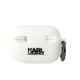 2. Karl Lagerfeld KLAP2RUNIKH AirPods Pro 2 cover white/white Silicone Karl Head 3D