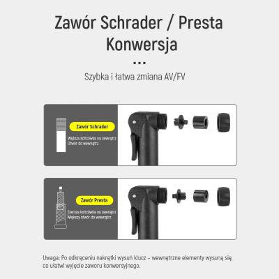 10. Wozinsky WPR-01 Bicycle Pump - Black