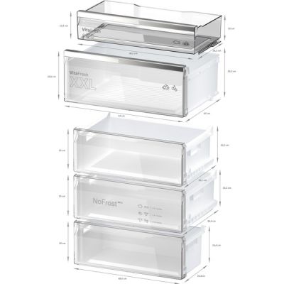46. BOSCH KGN49LBCF fridge-freezer