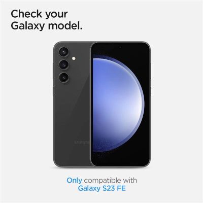 6. Spigen Glas.tR EZ Fit Optik Camera Protector for Samsung Galaxy S23 FE - Black 2 pcs.