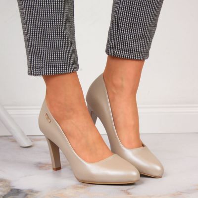 14. Sergio Leone W SK3AC pearl nude pumps 