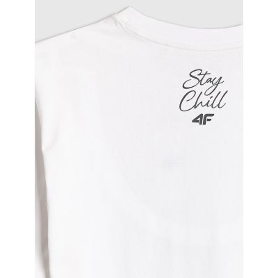 7. Men's regular printed T-shirt 4F 4FRSS26TTSHM4303-10S