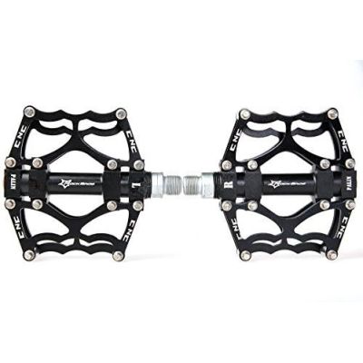 3. Rockbros JT201012LBK bicycle pedal set - black