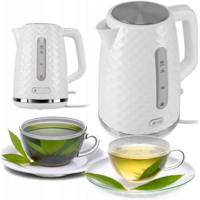 6. ELDOM ELLI Kettle, capacity 1.7 L, power 2200 W, white, STR