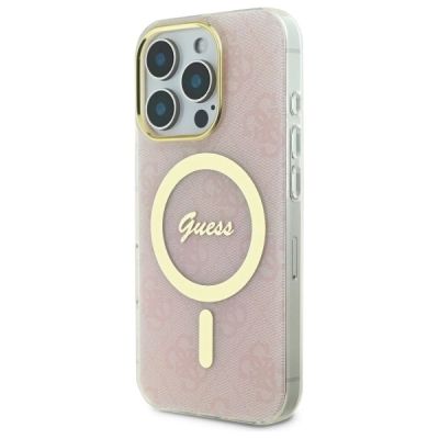 2. Guess IML 4G MagSafena iPhone 16 Pro Case - Pink