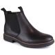 Rieker M RKR634 comfortable insulated leather ankle boots, black