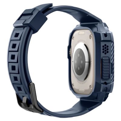 7. Spigen Rugged Armor Pro Case for Apple Watch Ultra 1 / 2 (49mm) - Navy Blue