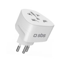 SBS CH Travel Adapter - Universal - White